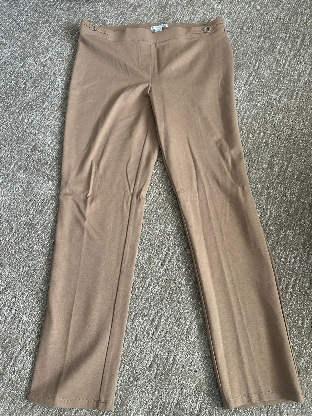 89th & Madison Camel Straight-Leg Trousers